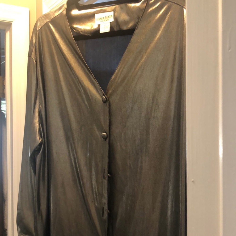 Ilyssa Maxx Metallic Tunic 1x